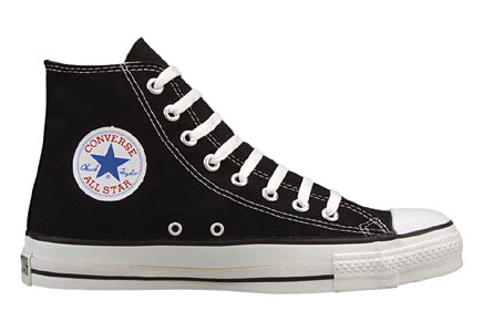 converse logo on shoes